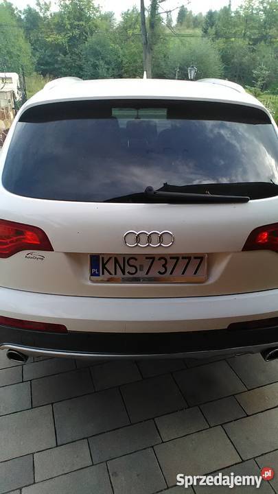 Audi Q7 Biała Perła Bogata Wersja Luksusowa automatyczna Nowy Sącz