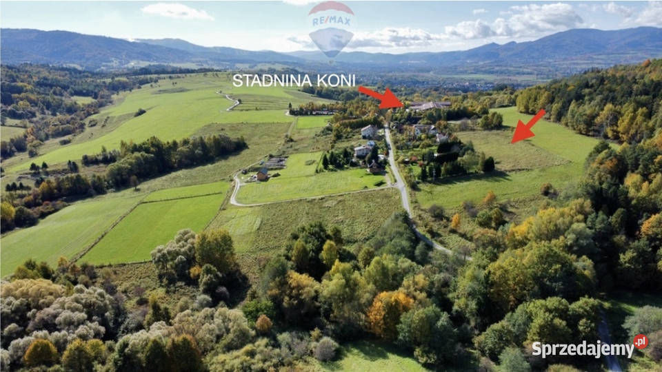 Działka inwestycyjna 2880 PUM Żywiec Sporysz asfalt