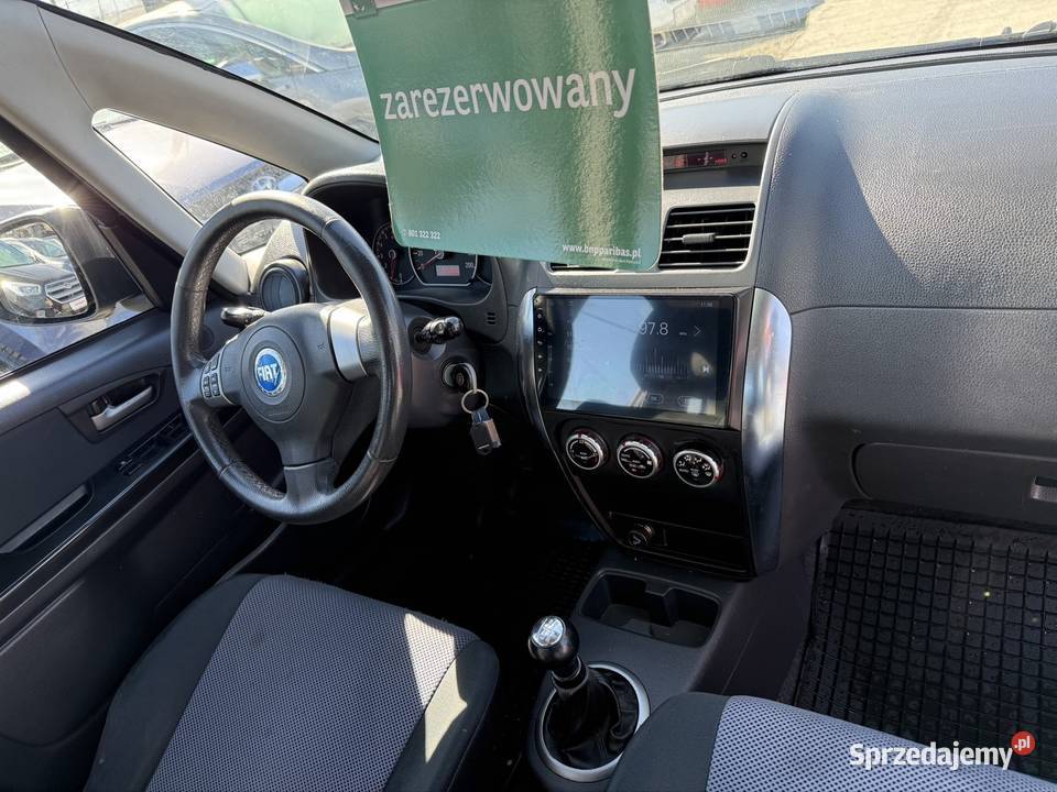 Fiat Sedici 4x4 navi kamera cofania elektryczne szyby Nowy Sącz