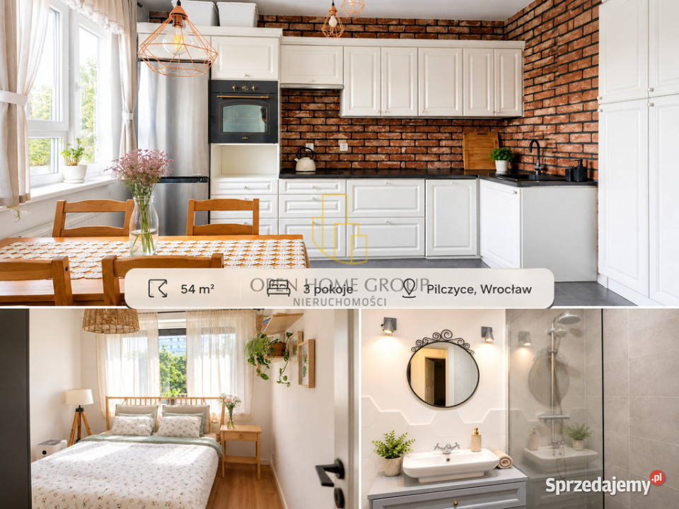 sprzedaży mieszkania 54m2 3pokojowe Wrocław garaż sprzedam