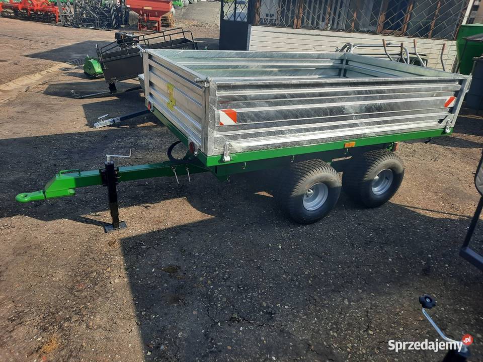 Przyczepa 25 tony kiper TANDEM Kellfri Kubota nieuszkodzony sprzedam