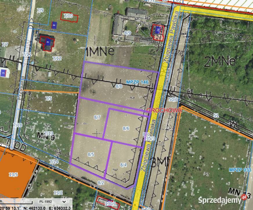 Sprzedam działki budowlane każda 1500m2 we wsi mazowieckie