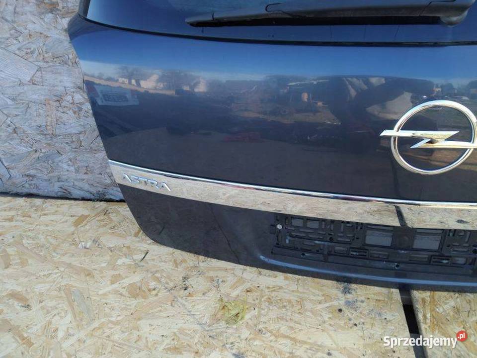 OPEL ASTRA H 2006 Z TYŁU TYLNA KLAPA BAGAŻNIKA osobowe Rudziniec
