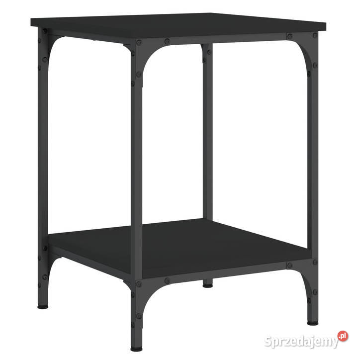 Stolik kawowy czarny 40x40x55 materiał Stoły Warszawa