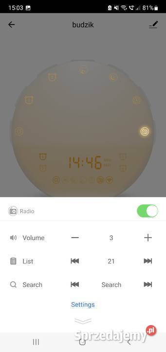 INTELIGENTNY BUDZIK WIFI Tuya WSCHÓD SŁOŃCA Pozostałe wielkopolskie Poznań sprzedam
