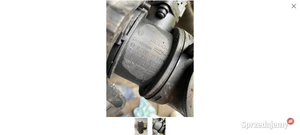 Przepływomierz 0280217515 mercedes 26 v6 benzyna czujniki