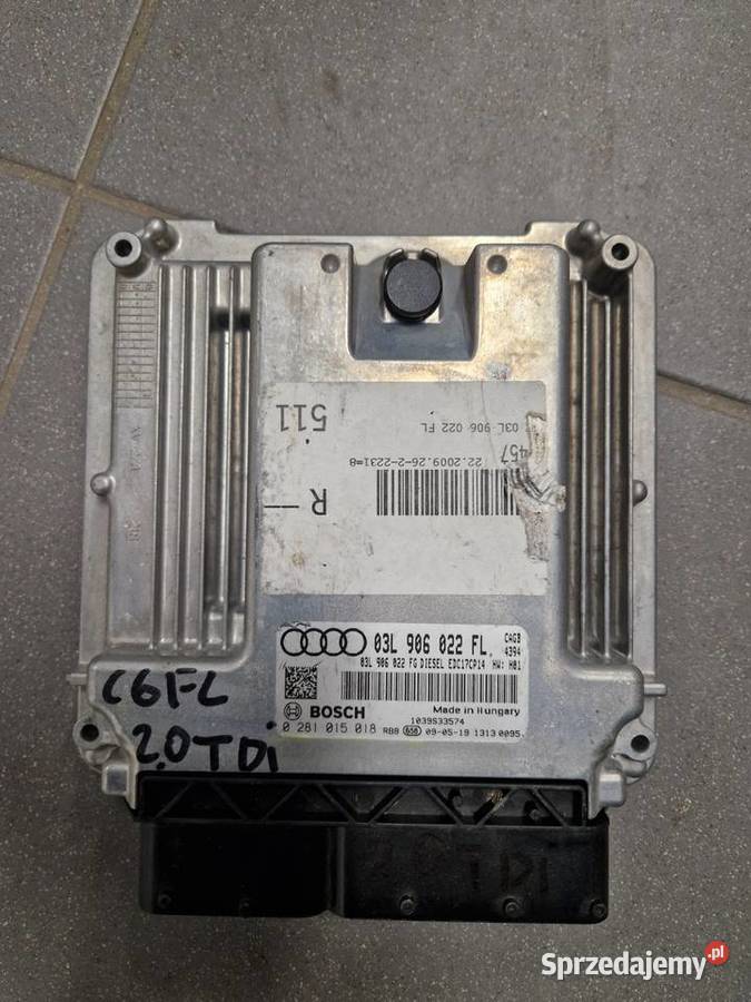 Audi A6 C6 Lift 20 sterownik silnika 03L906022FL osobowe Tomaszów Lubelski sprzedam