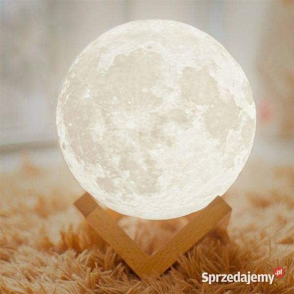 Lampka Nocna Świecący Księżyc 3D MOON LIGHT Nowy Sącz