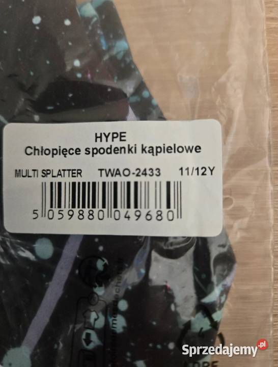 Spodenki kąpielowe męskie Hype 1112 lat nowe z Rozmiar uniwersalny zachodniopomorskie Czaplinek