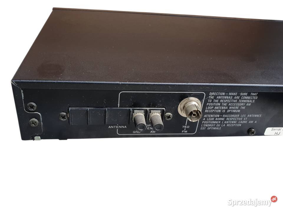 Stary tuner cyfrowy radio Pioneer F717 Made in Cieszyn