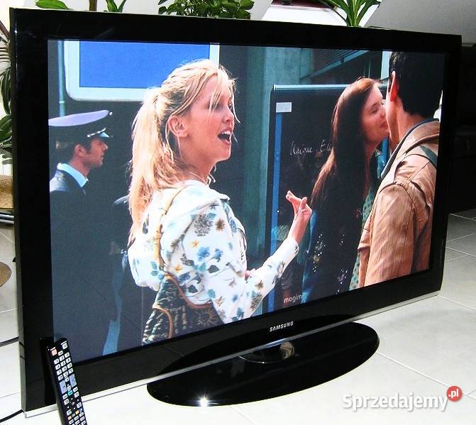 TV 42 cale Full HD "Samsung" z pilotem PS42A451P1