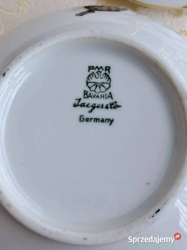 Cukiernica PMR Bavaria Jaeger Co Porcelana i szkło