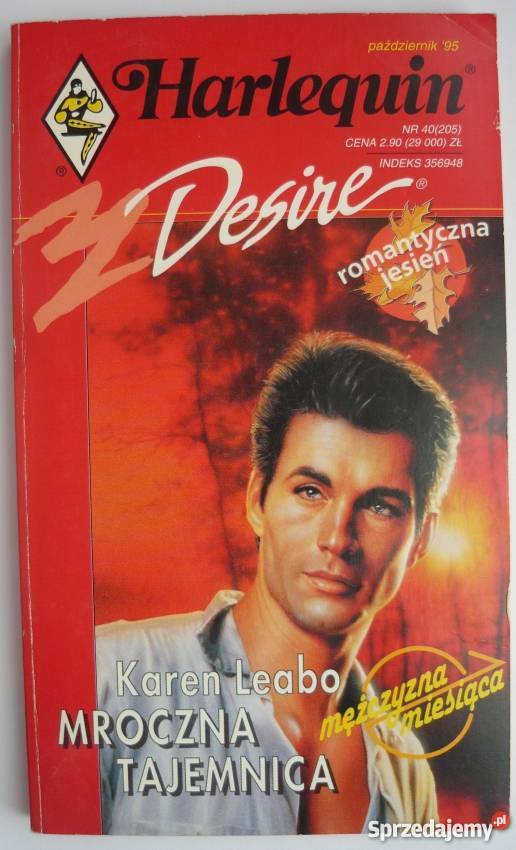 HARLEQUIN DESIRE MROCZNA TAJEMNICA Rok wydania 1995 Proza i poezja Toruń