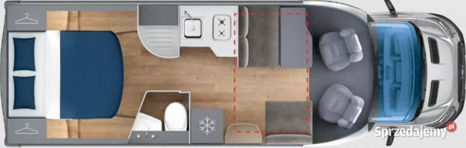 samochody kempingowe Ford Giottiline Siena 390F