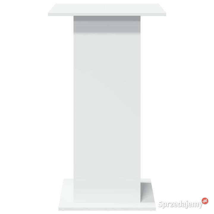 Stolik barowy z półkami biały 60x60x102 WM854328 mazowieckie Warszawa