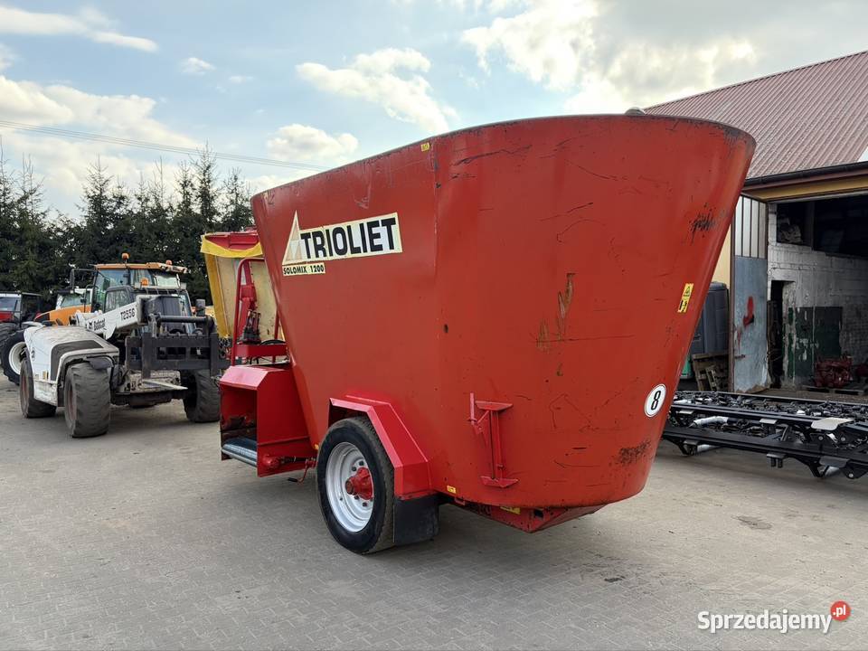 Wóz paszowy Trioliet Solomix 1200 12m3 NISKI Trioliet Myszyniec sprzedam