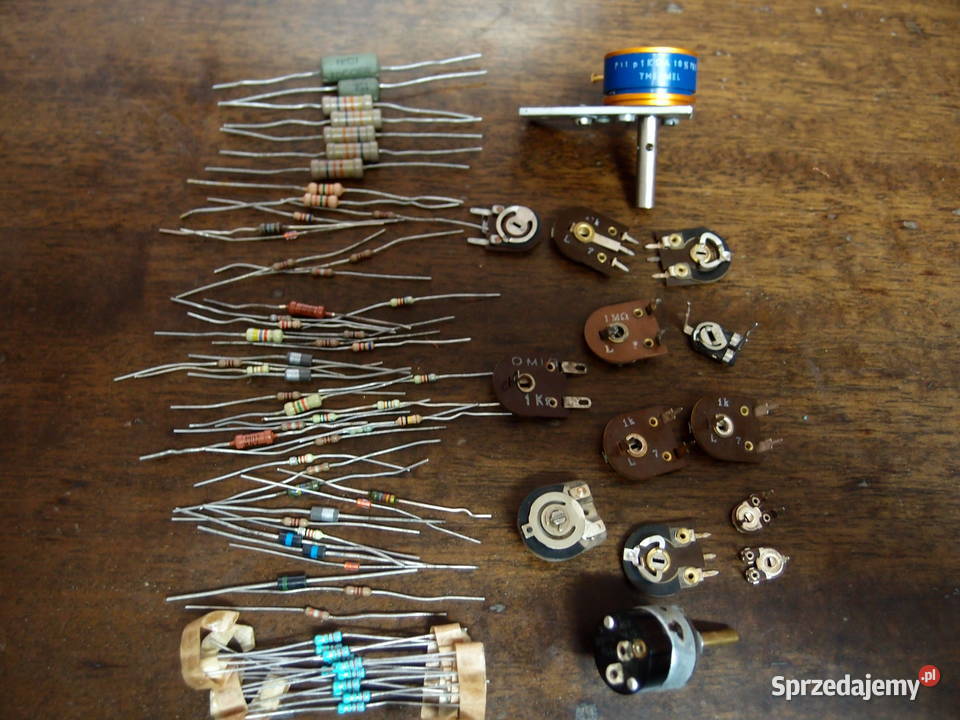 Diody mocy rezystory potencjometry tranzystory
