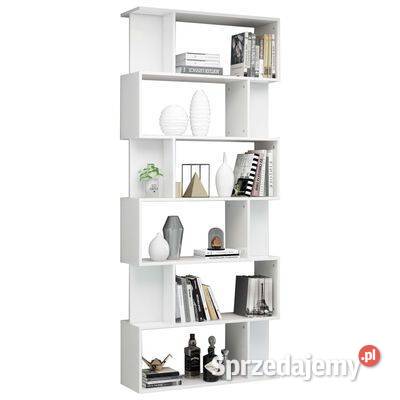 vidaXL Regał na książkiprzegroda czarny Półki Warszawa