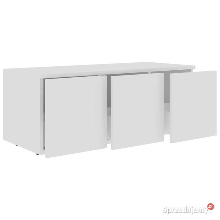 Szafka pod TV biała 80x34x30 materiał Warszawa