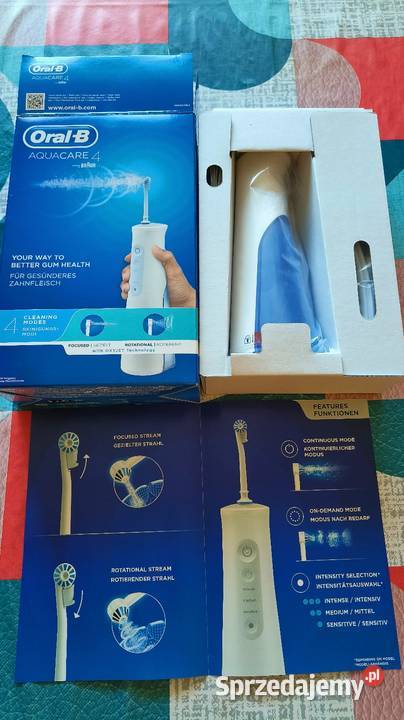 Irygator OralB szczoteczka wodna do zębów Pielęgnacja zębów Zawory