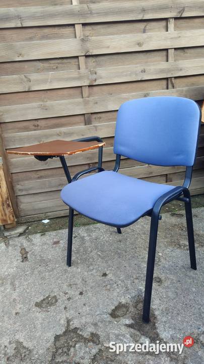 Krzesło ISO konferencyjne niebieskie z pulpitem Dom i Ogród Warszawa sprzedam