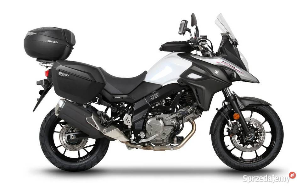 SUZUKI VSTROM 650 1725 KUFRY BOCZNE STELAŻ Mrągowo sprzedam