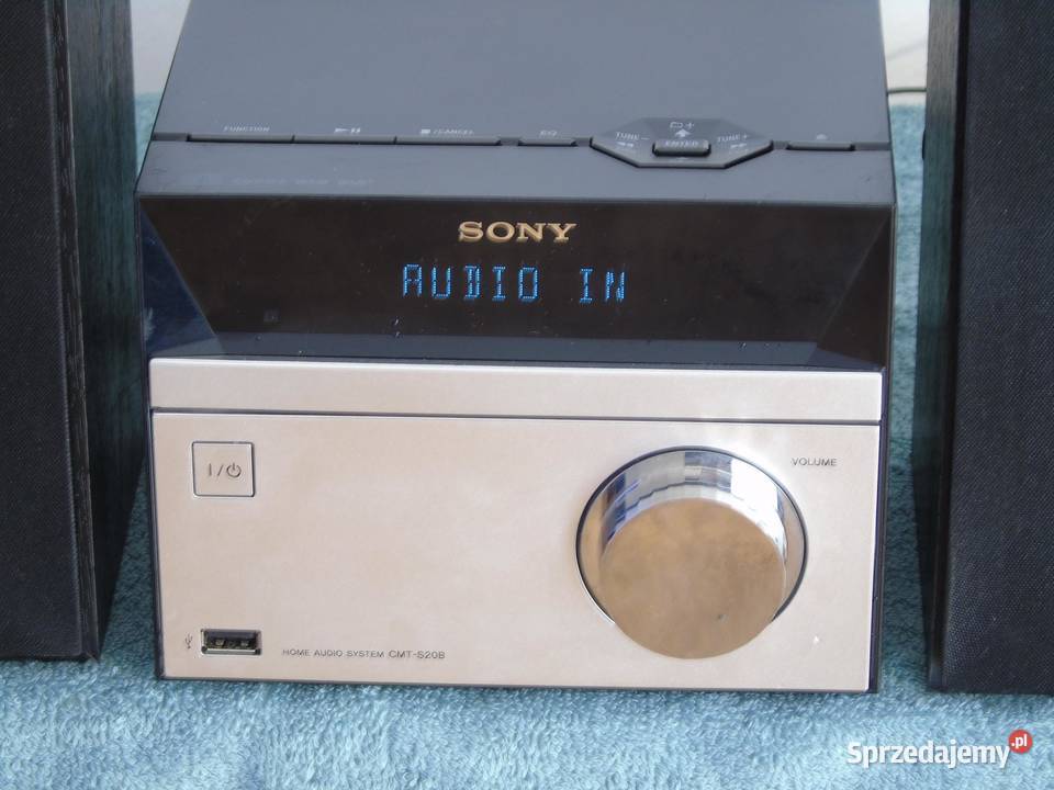 Wieża Sony USB mp3 CD RDS AUXkolumny DOSTAWA