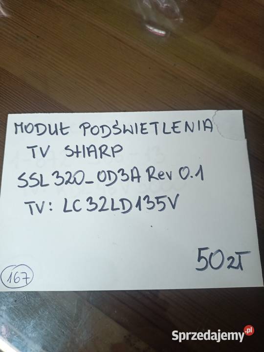 Moduł podświetlenia tv Sharp SSL3203A REV 01 Głogoczów
