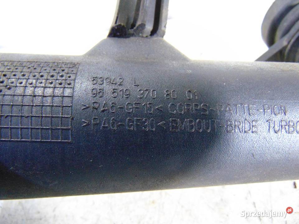 RURA DOLOT POWIETRZA CITROEN PEUGEOT 9651937080 osobowe wielkopolskie