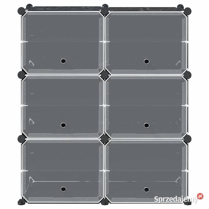 vidaXL Regał kostkowy z 6 przegrodami z Warszawa