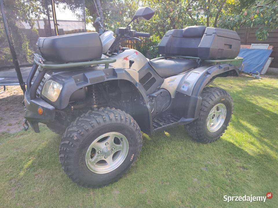 CF Moto CF500 4x4 symboliczny przebieg L7e wielkopolskie Pęckowo