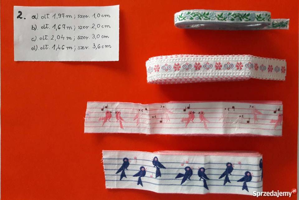 Koronki pasmanteria Lubin sprzedam