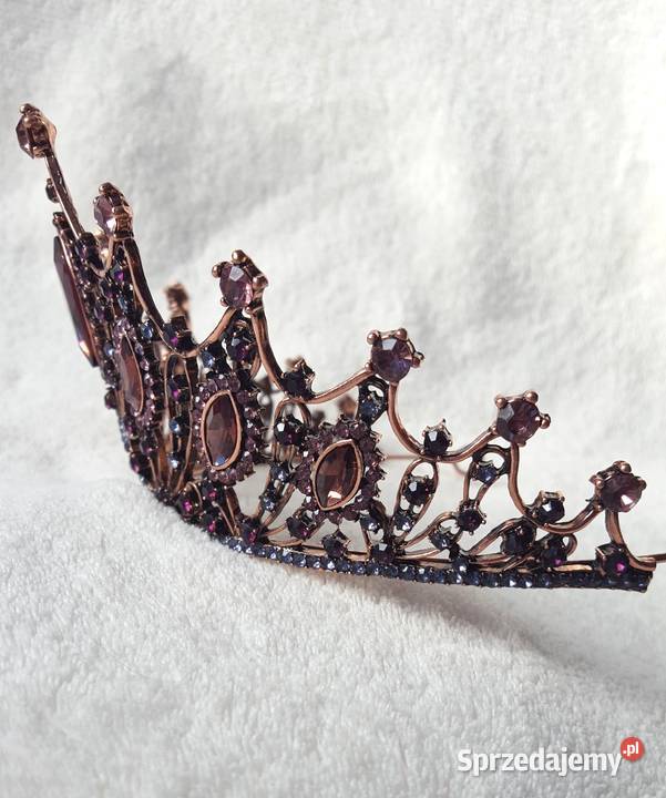 Korona czarna królowa wróżka wiedźma bal wesele Szczecin