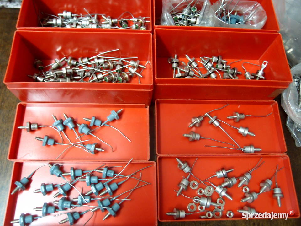 Diody mocy rezystory potencjometry tranzystory Elektronika łódzkie Łódź