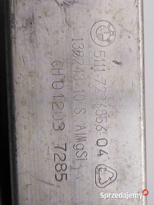 BMW I3 STREFY ZGNIOTU PrawaLewa 7296856 7296855 Części samochodowe Wschowa