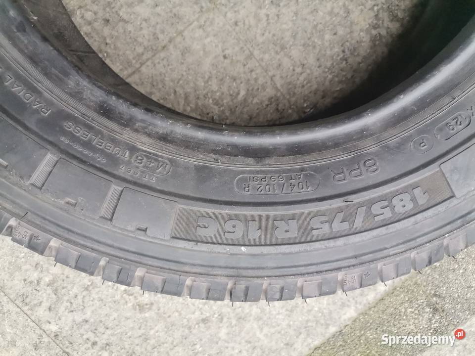 Opona zimowa 18575R16 Michelin agilis 81 podlaskie sprzedam