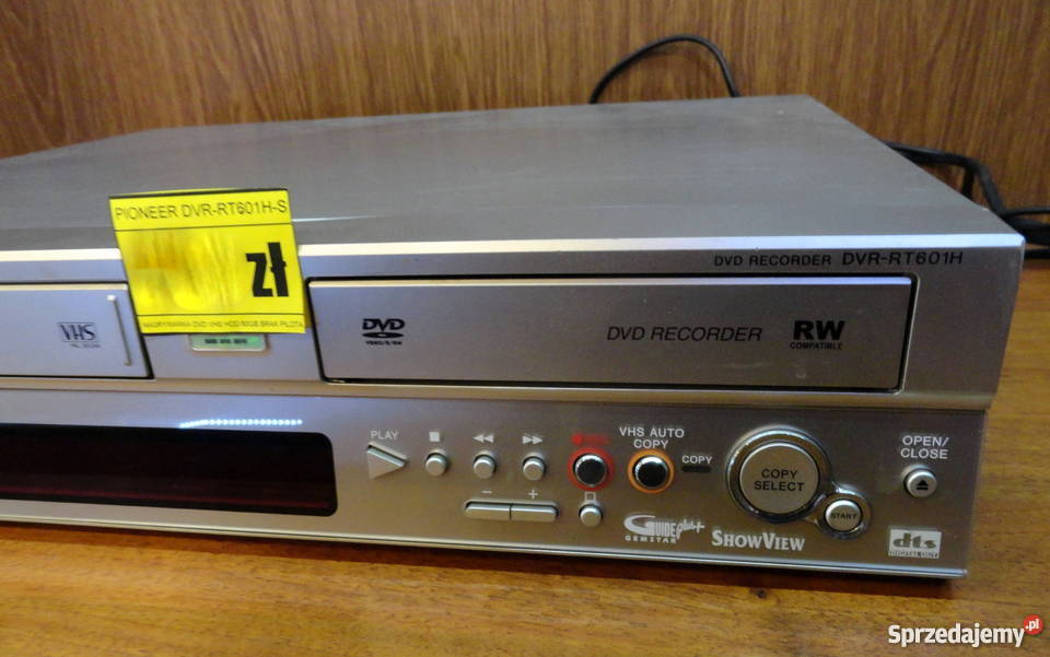PIONEER DVRRT601HS Nagrywarka DVDVHSHDD Kościan