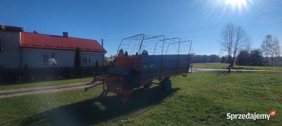 Przyczepa samozbierająca dmuchawa garażowane Nadzieja sprzedam