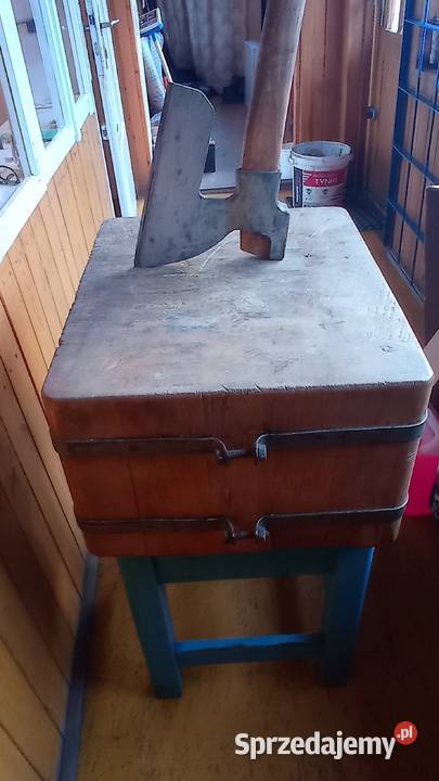 klocek masarski topór rzeźniczy Kamionna sprzedam