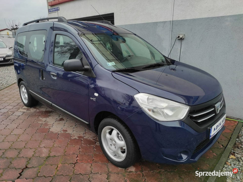 Dacia Dokker klima LPG kamery alu Isofix Org 198000km śląskie Racibórz sprzedam