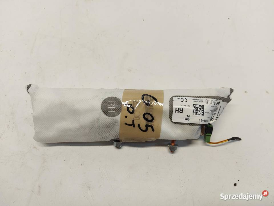 BMW G05 X5 30d 2019r PODUSZKA FOTELA PRAWA TYŁ Poduszki powietrzne sprzedam