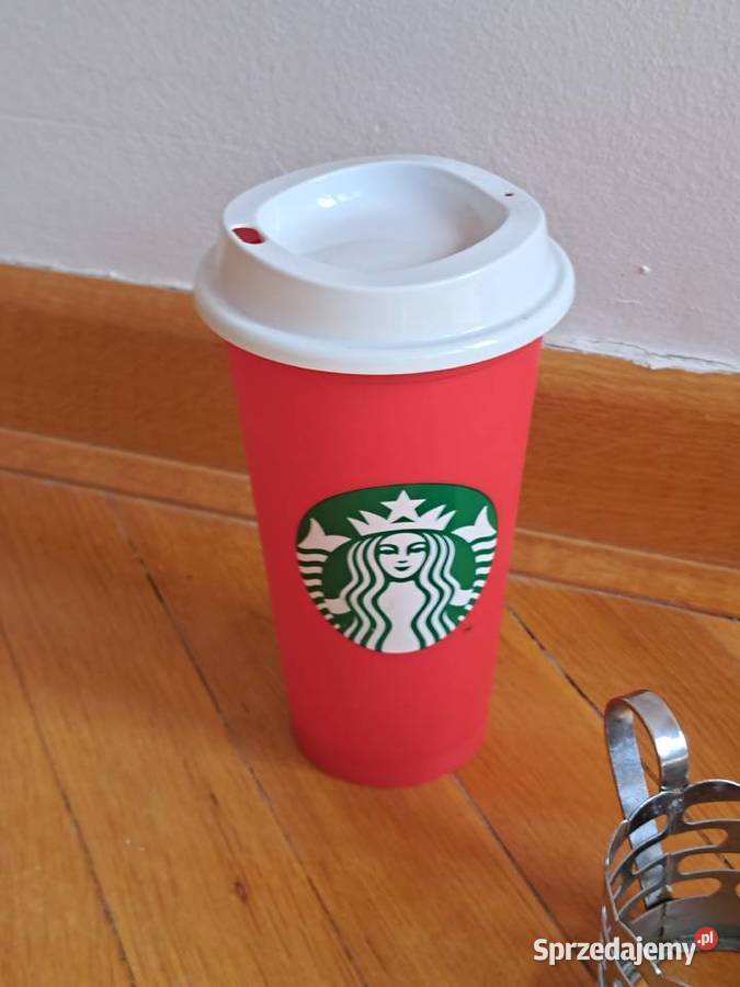 Zestaw Kubek Starbucks termos metalowe koszyczki Pozostałe Pruszków