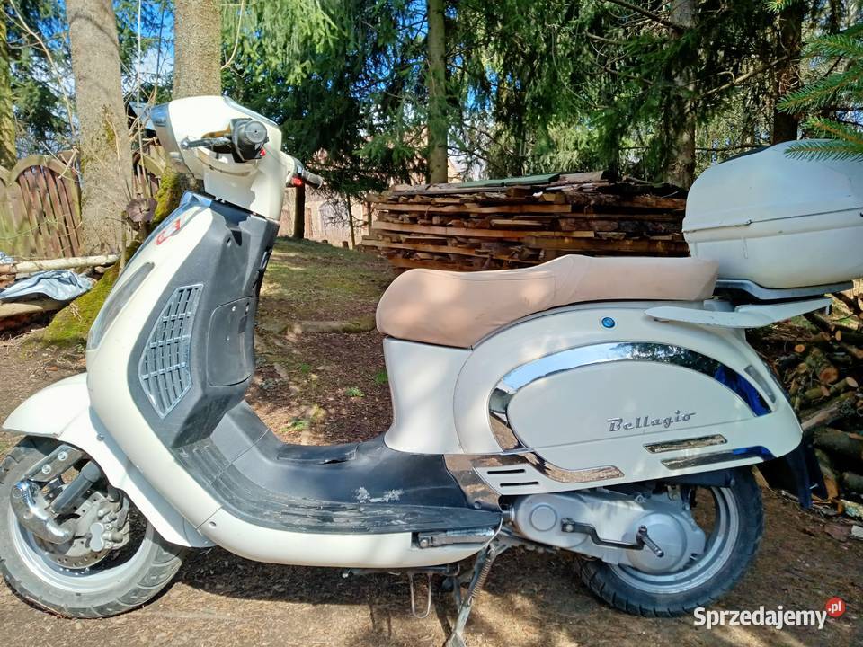Skuter Retro 50cc 4t Oc Pt Sprawny do poprawek Chmieleń