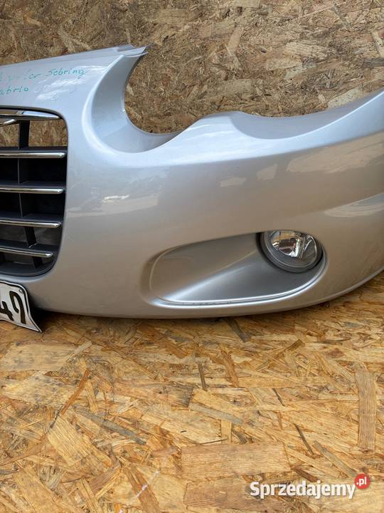 Chrysler sebring srebrny cabrio ZDERZAK PRZÓD Słowikowo