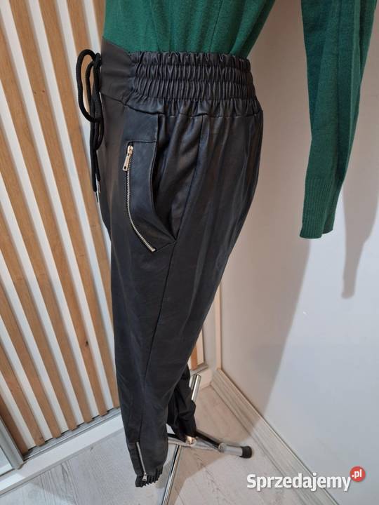 LXL Spodnie eko skorka Braniewo