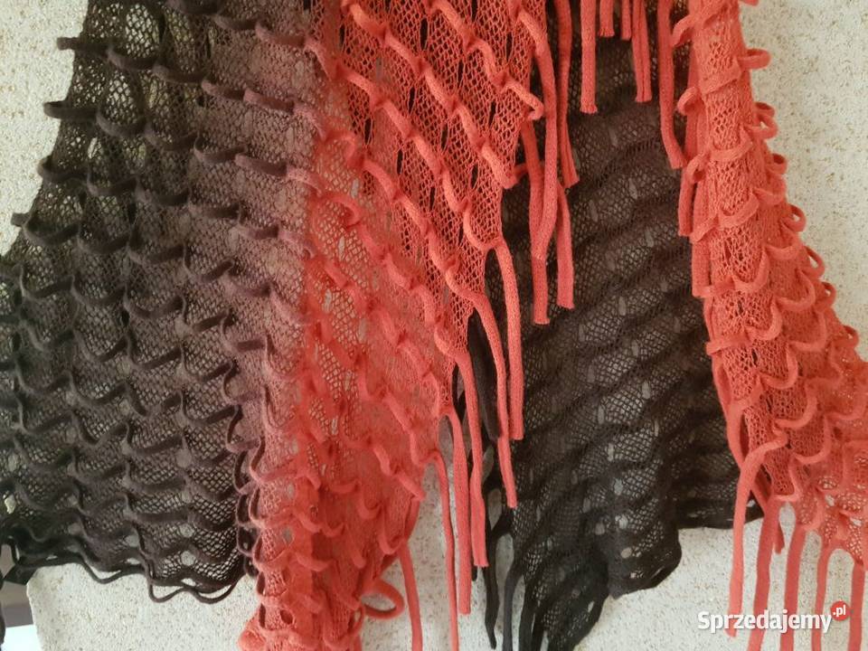 długi szal etola pareo wełniany szalik woal świętokrzyskie Kielce