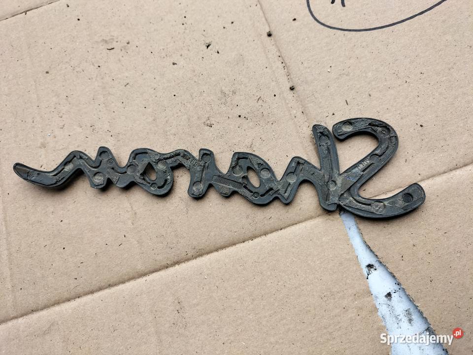 ZNACZEK EMBLEMAT NAPIS SHARAN osobowe Kamień-Kolonia sprzedam