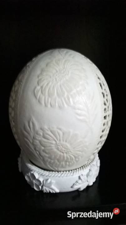 ażurowe grawerowane wydmuszki strusie Lubliniec