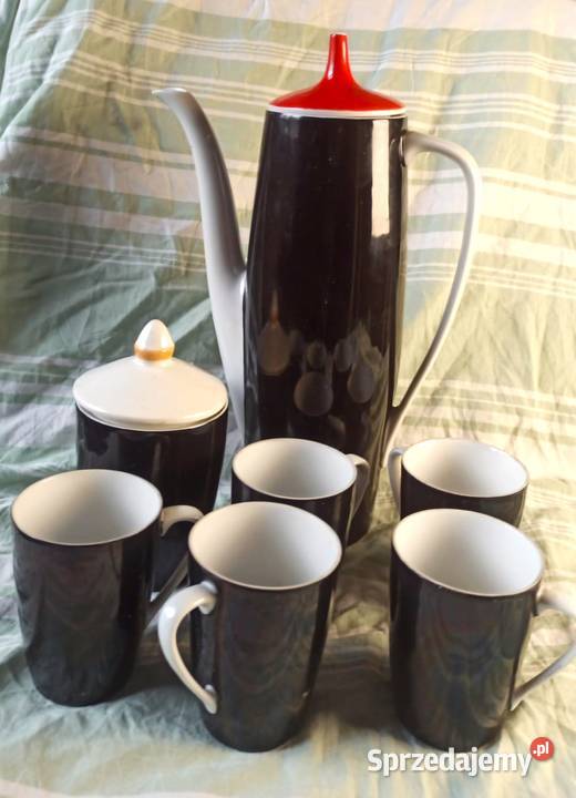 Serwis do kawy Goplana ĆMIELÓW porcelana części śląskie Bytom