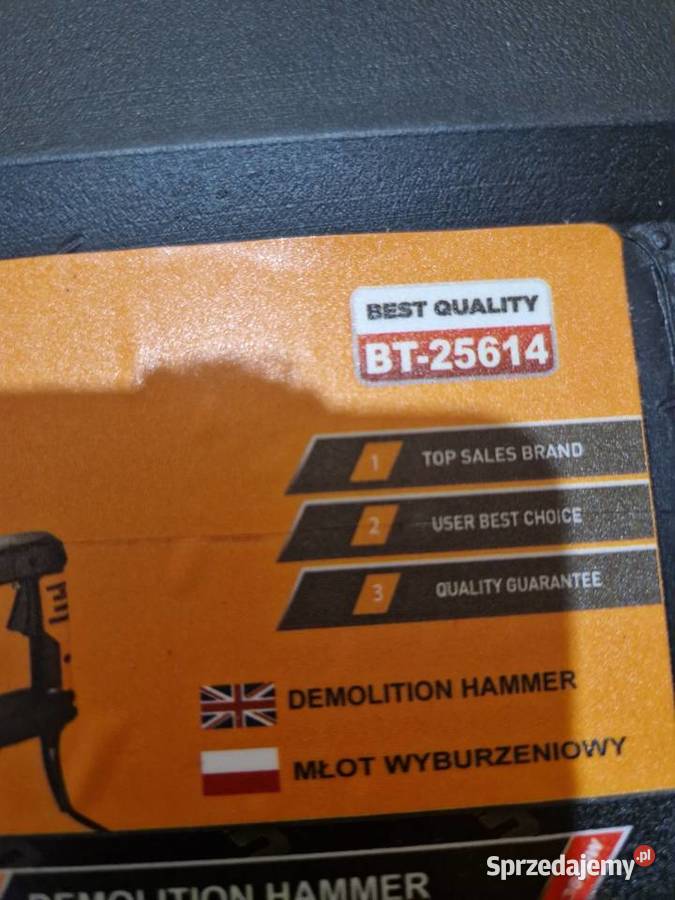 Młot wyburzeniowy Bull tek o dużej mocy 3650W Głogowa